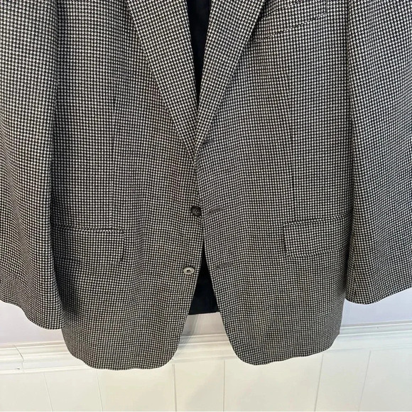 Fenzia S&K Men's Grey Silk/Wool Blend Sports Blazer Jacket Size 44L GUC - Picture 4 of 12
